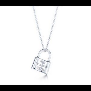 Tiffany & Co 1837 Padlock Necklace